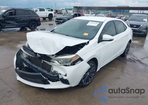 2016 Toyota Corolla L/Le/Le Pls/Prm/S/S Pls из США, поврежденный, VIN 5YFBURHE1GP539552